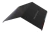 Cumbrera Lisa Negra 1.22 Metros 15x15 Chapa Techo Negro - comprar online