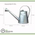 Regadera Zinc 4 Litros Ideal Para Jardines Balcones Huertas en internet