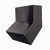 Codo Agua Rectangular 2x4 Negro 5x10 Cms 45 Grados Frente