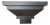 Combo Bajada Canaleta Techo 2 Metros Pintado Negro Recib Americano - comprar online