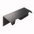 Zingueria Cantonera L Techo Negro Con Forma Trapezoidal X 2.44 Mt - comprar online