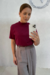 T-shirt Aline | Vinho na internet