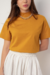 T-shirt Aline | Caramelo