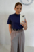 T-shirt Aline | Azul Marinho na internet