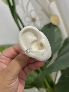 Piercing Fake Pressão Corações - comprar online