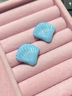 Brinco Concha Azul