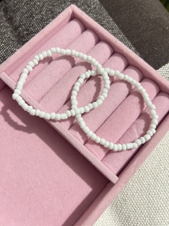 Pulseira Miçanga Branca - comprar online