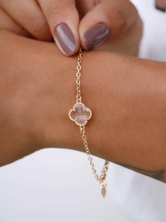 Pulseira Trevo Cristal - comprar online