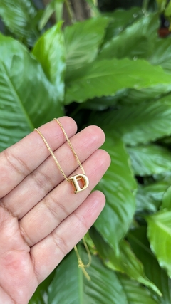Colar Veneziana Inicial - comprar online