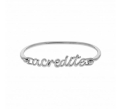 Bracelete Acredite na internet