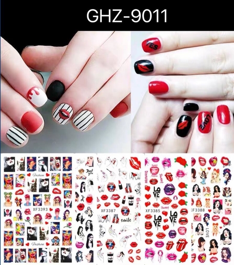 STICKER PARA DECORACION PACK DE 12 UNIDADES SURTIDA