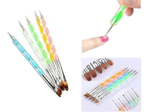 KIT DE 5 pincel con dotting