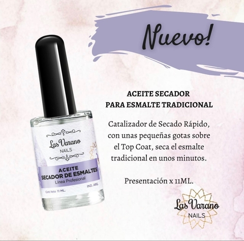 ACEITE SECADOR DE ESMALTE DE LAS VARANO 11ML