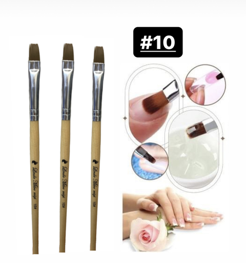 pincel para gel numero 10