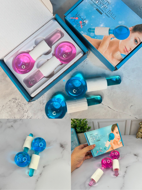 RODILLO HOCKY DE VIDRIO MASAJEADOR FACIAL - comprar online
