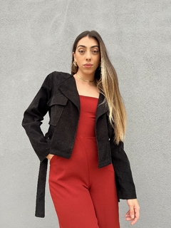 JAQUETA FERNANDA - COTELÊ PRETO
