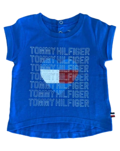 Camiseta Azul Coração TOMMY HILFIGER - Baby Girl (0 a 24 Meses) - comprar online