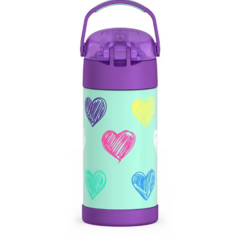 Garrafa Térmica FUNtainer Corações Coloridos (355 ml) - THERMOS