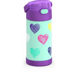 Imagem do Garrafa Térmica FUNtainer Corações Coloridos (355 ml) - THERMOS