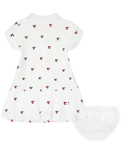 Imagem do Vestido Polo Branco Corações TOMMY HILFIGER - Bebê Menina