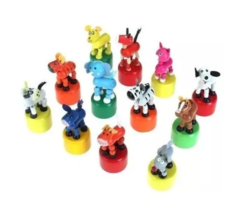 Animalitos Elásticos Madera Niños Motricidad Fina Souvenir