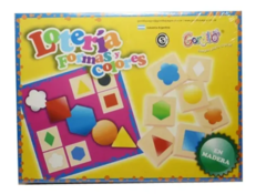 Lotería Madera Juego De Asociación-forma-color Estimulación - comprar online