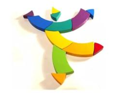 Rompecabezas Madera Circulo Goethe Waldorf Montessori Didáctico