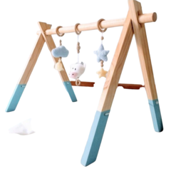 Gimnasio Montessori De Madera Bebés Waldorf Estimulación