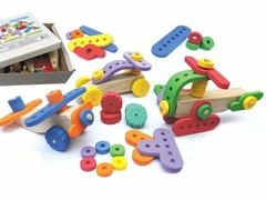 Movil Block Juego Para Armar Madera Y Goma Eva Didáctico