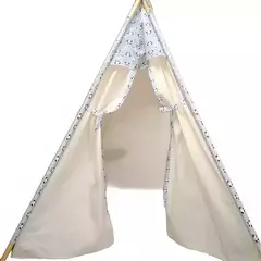 Carpa Tipi India Infantil +piso+2 Almohadones- Para 2 Chicos