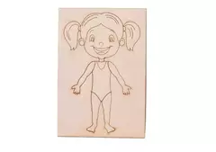 Kit Didáctico Esqueleto+cuerpo Humano Nene Y Nena En Madera - yo si puedo didacticos