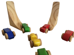 Mini Auto De Carrera En Madera Didáctico - comprar online