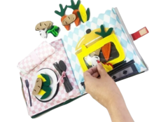 Libro Tela Actividades Sensoriales Estimulación Didáctico