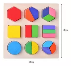 Rompecabezas Encastre Figuras Geométricas Juego Dida De Mesa - yo si puedo didacticos