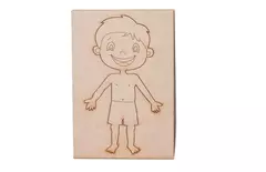 Kit Didáctico Esqueleto+cuerpo Humano Nene Y Nena En Madera en internet