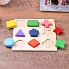 Rompecabezas Encastre Figuras Geométricas Juego Dida De Mesa