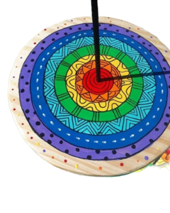 Hamaca Circular Disco Madera Ter Ocupacional Integ Sensorial - comprar online