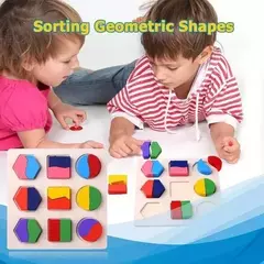Rompecabezas Encastre Figuras Geométricas Juego Dida De Mesa - comprar online
