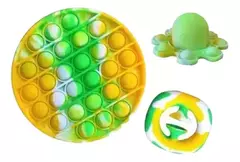 Combo X5 Tipo Fidget Toy Popit Silicona Antiestres Sensorial - comprar online