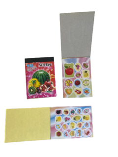 Libretas Con Stikers Varios Temas X10 Souvenir Regalos