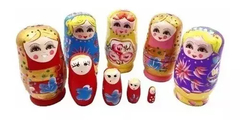 Juego Didáctico Madera Mamushka Seriación Por Tamaño Motrici - comprar online