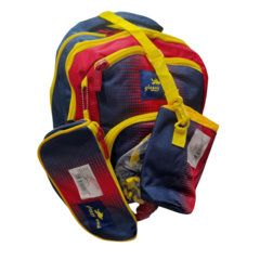 Mochila Ergonómica Reforzada+cartuchera Recomendada Por Doct