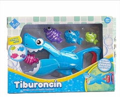 Juego Para El Agua Baño Tiburón Atrapa Peces Motricidad
