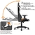 Silla Gamer SmileMart - Silla giratoria ejecutiva para juegos con respaldo alto y respaldo alto - tienda en línea