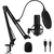 USB Gaming Microphone Streaming Podcast PC Micrófono Condensador Kit de micrófono con brazo flexible para Skype Youtuber Gaming Grabación Cantar PS4 Computer Studio Laptop