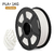 PLA + Filamento de impresora 3D 1.75 mm, SUNLU PLA Filament PRO, Precisión dimensional +/- 0.02 mm, Carrete de 1 kg, 1.75 PLA Plus, Blanco