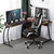 Silla Gamer SmileMart - Silla giratoria ejecutiva para juegos con respaldo alto y respaldo alto