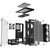 Imagen de MUSETEX 6Pcs 120Mm ARGB Fans and USB3.0 ATX Mid-Tower Chassis Gaming PC Case, 2 Tempered Glass Panels Gaming Style Windows Computer Case Desktop Case?G05S6-Hb?