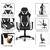 Imagen de Silla Gamer SmileMart - Silla giratoria ejecutiva para juegos con respaldo alto y respaldo alto