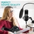 USB Gaming Microphone Streaming Podcast PC Micrófono Condensador Kit de micrófono con brazo flexible para Skype Youtuber Gaming Grabación Cantar PS4 Computer Studio Laptop - comprar en línea